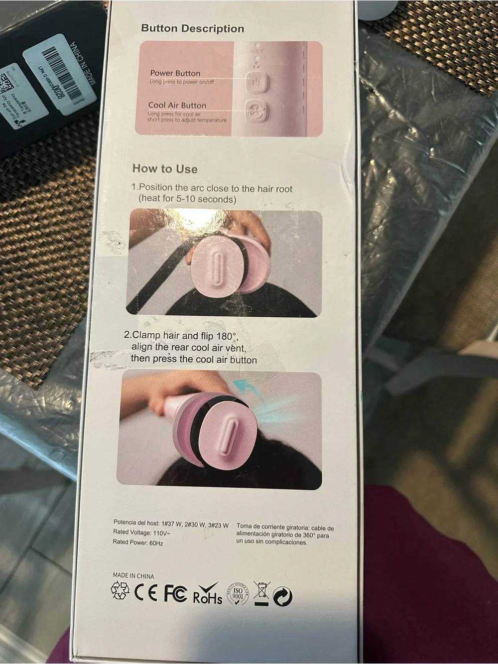 Pink Multi-Styler Hair Brush